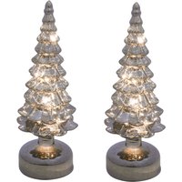Creativ light Dekobaum "Weihnachtsdeko", 2er Set, Tannenbaum aus Glas Creativ light Dekobaum "Weihnachtsdeko", 2er Set, Tannenbaum aus Glas von Creativ Light