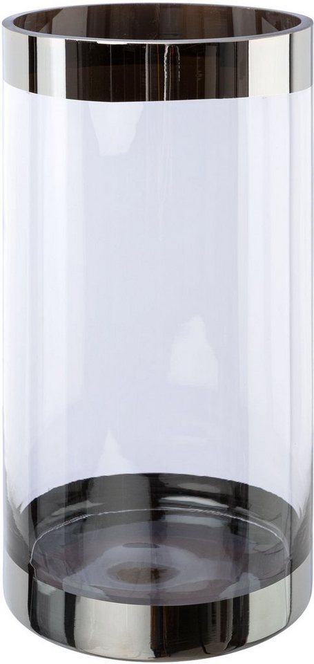 Creativ deco Bodenvase (1 St), mit silberfarbenen Absetzungen von Creativ deco