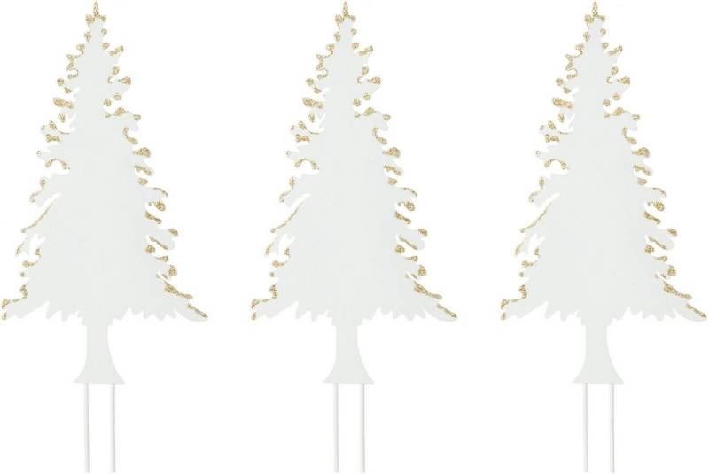 Creativ deco Dekobaum Weihnachtsdeko (3 St), zum Stecken von Creativ deco
