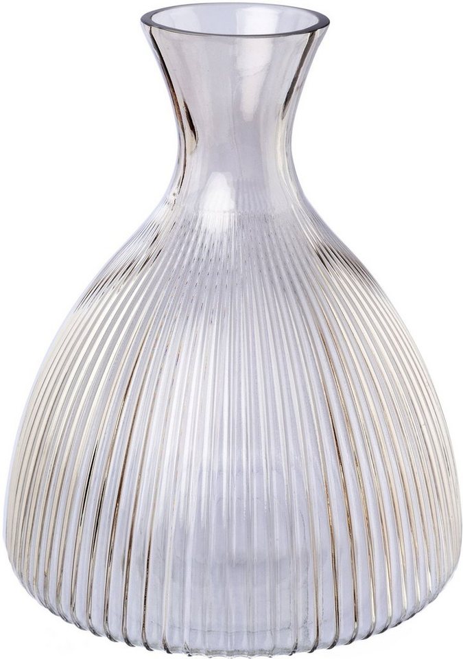 Creativ deco Dekovase (1 St), geschliffenes Glas, Höhe 20 cm von Creativ deco