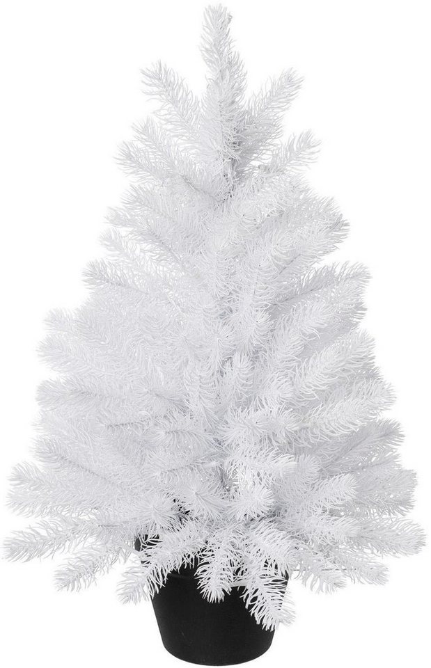Creativ deco Künstlicher Weihnachtsbaum Weihnachtsdeko, künstlicher Christbaum, Tannenbaum, im Topf von Creativ deco