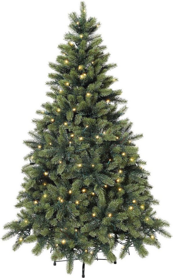 Creativ deco Künstlicher Weihnachtsbaum Weihnachtsdeko, künstlicher Christbaum, Tannenbaum, mit LED-Lichterkette von Creativ deco