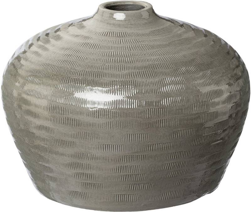 Creativ deco Tischvase HUMILIS (1 St), aus Keramik, mit Streifenmuster von Creativ deco