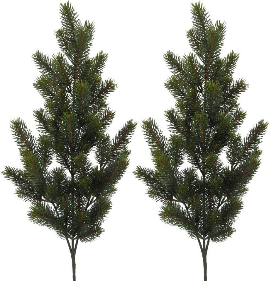 Winterliche Kunstpflanze Weihnachtsdeko Tanne, Creativ deco, Höhe 87 cm, Zweig im 2er Set Winterliche Kunstpflanze Weihnachtsdeko Tanne, Creativ deco, Höhe 87 cm, Zweig im 2er Set von Creativ deco