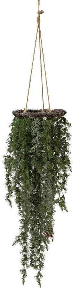 Winterliche Kunstpflanze Weihnachtsdeko Zeder, Creativ deco, Höhe 125 cm, Hängezweig in Frost-Optik Winterliche Kunstpflanze Weihnachtsdeko Zeder, Creativ deco, Höhe 125 cm, Hängezweig in Frost-Optik von Creativ deco