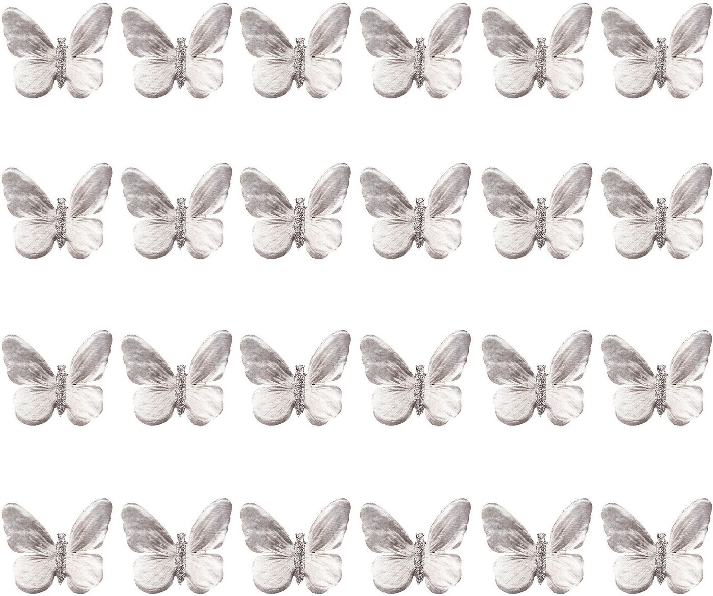 Creativ green Dekoobjekt Schmetterlinge mit Clip (24 St), im 24er Set von Creativ green