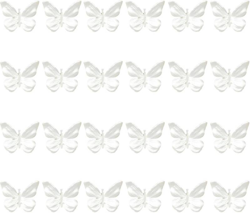 Creativ green Dekoobjekt Schmetterlinge mit Clip (24 St), im 24er Set von Creativ green