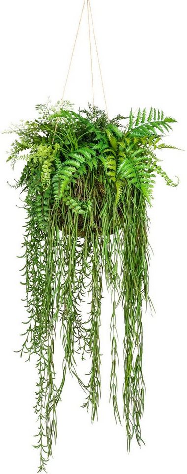 Künstliche Zimmerpflanze Dekokugel zum Hängen Grünpflanze, Creativ green, Höhe 120 cm von Creativ green