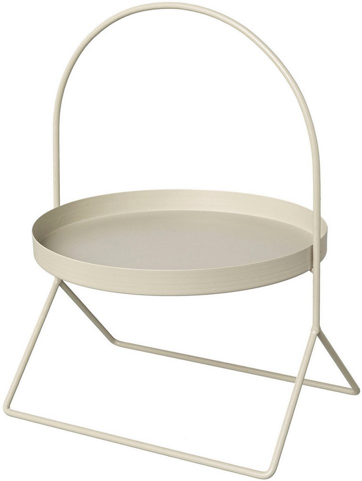 Creativ home Dekotablett Tablett mit Gestell (1 St), in formschönem Design von Creativ home