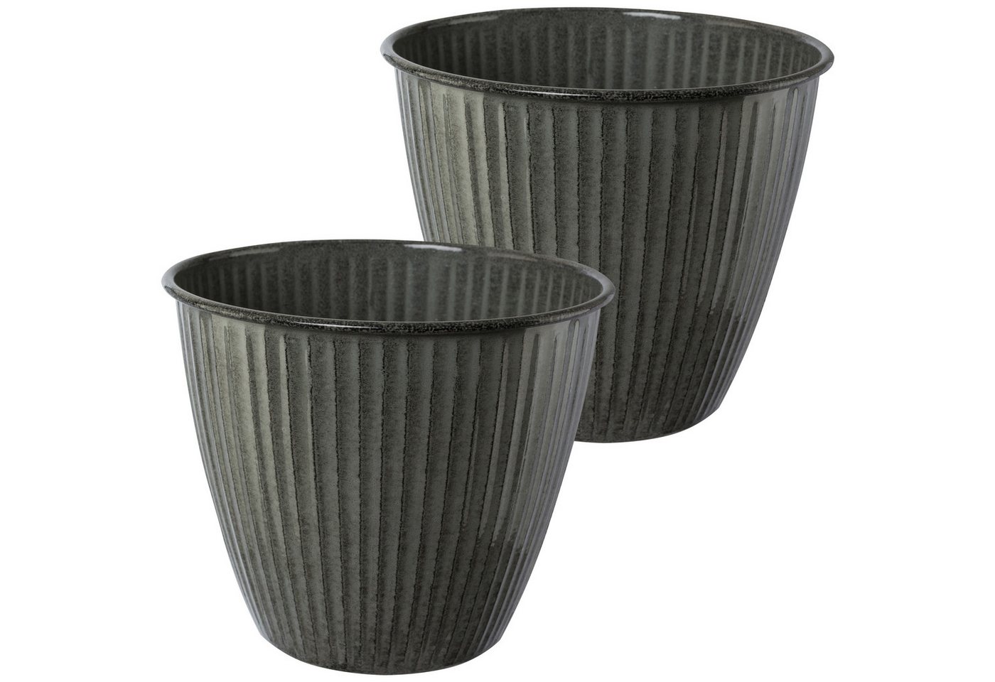 Creativ home Übertopf Übertopf (2 St), mit Riffelstruktur von Creativ home
