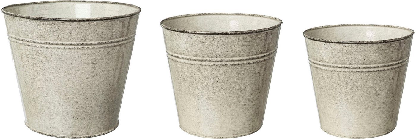 Creativ home Übertopf Übertopf (3 St), mit 3 Größen im Set von Creativ home