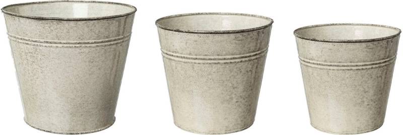 Creativ home Übertopf Übertopf (3 St), mit 3 Größen im Set von Creativ home