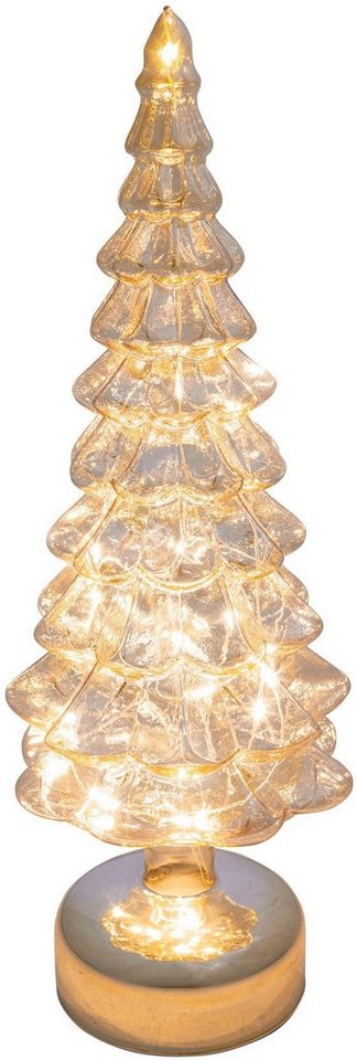 Creativ light LED Baum Tanne, Weihnachtsdeko, LED fest integriert, Warmweiß, aus Glas, mit 12 LEDs, Höhe ca. 33 cm von Creativ light