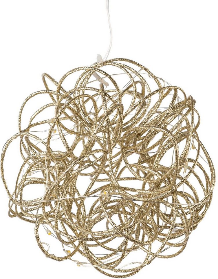 Creativ light Dekoobjekt Hänge-Drahtkugel (Set, 2 St), mit 10 LED's, Ø 15 cm, batteriebetrieben, 2er-Set von Creativ light