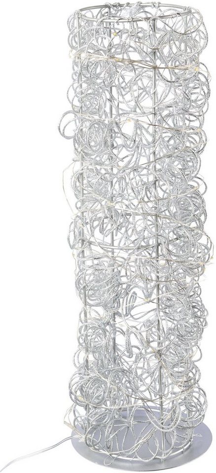 Creativ light Dekoobjekt Metalldraht-Tower (1 St), mit 40 LED von Creativ light