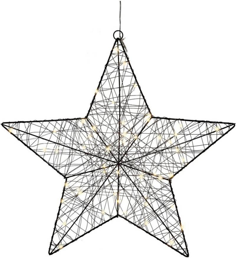 Creativ light Dekostern Weihnachtsstern, Weihnachtsdeko, 1 St., aus Draht, mit 70 LED's, Ø 70 cm von Creativ light