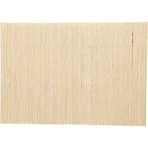 Creativ 41232 Bambusmatte für Filzherstellung, Größe 45 x 30 cm, 4 Stück, Beige von Creativ