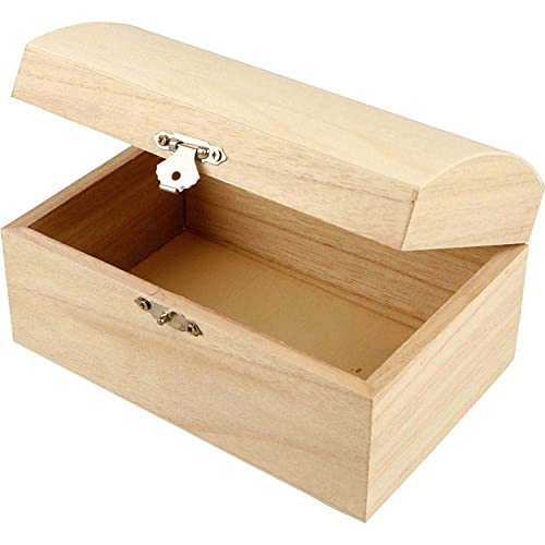 Creativ 575440 Holz Truhe, 16.5cm x 11cm x 8.55cm, 6 Stück von Creativ