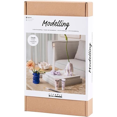 Creativ Bastelset Modellbau, Töpfe und Vasen, 1 Packung von Creativ