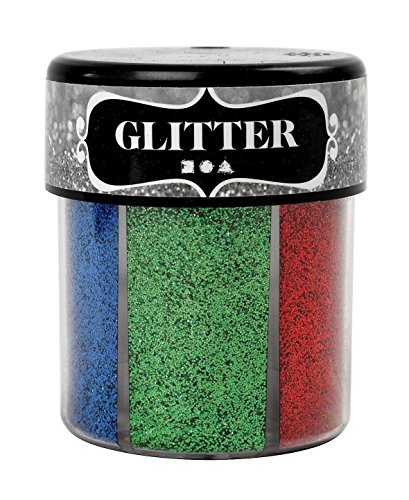 Glitzer – Sortiment, sortiert. Farben, 6 x 13 g von Creativ