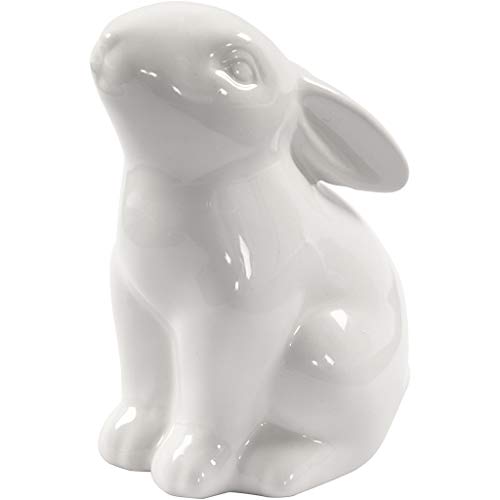 Hase,Weiß,H:9cm,D:5,5cm,12Stck./1Box Hase,Weiß,H:9cm,D:5,5cm,12Stck./1Box von Creativ