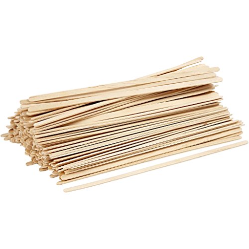Lolly Sticks, L: 19 cm, Birke, lang, dünn, 200 Stück von Creativ