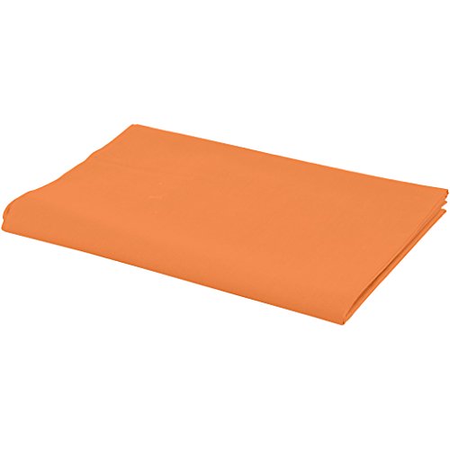 Stoff, B: 145 cm, 140 g/qm, orange, 1lfm von Creativ