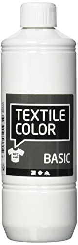 Textilfarbe, weiß, 500 ml von CREATIV