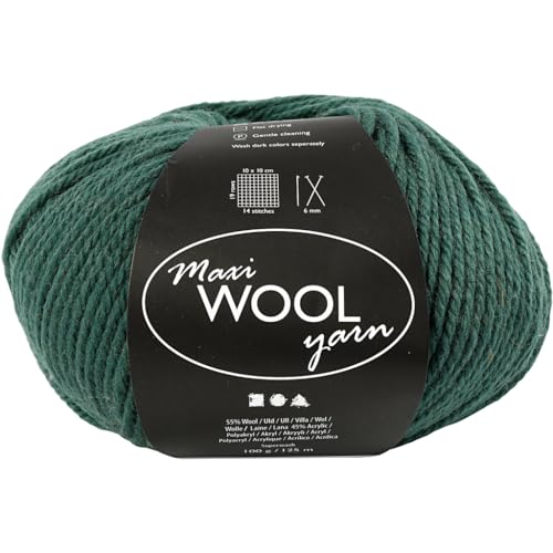 Wolle,Grün,L:125m,100g/1Knäuel von Creativ