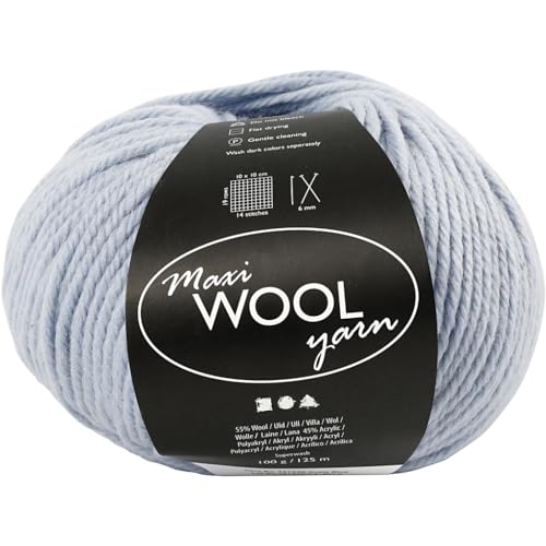 Wolle,Staubblau,L:125m,100g/1Knäuel von Creativ