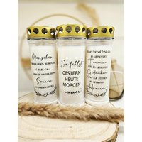 Grabkerze Gedenklicht "Du Fehlst' Grablicht 7-Tage Trauerkerze "Menschen, Die Wir Lieben'/"Manchmal Bist Du in Unseren Träumen' von Creativbyhillu