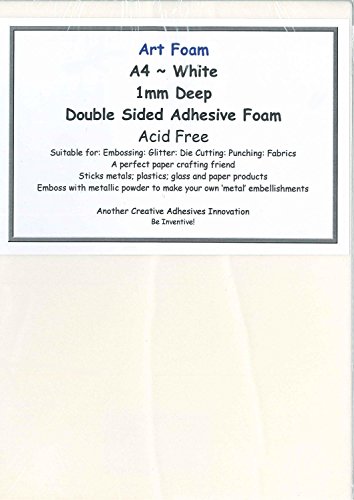 Kreative Klebstoffe 1 mm Tief A4 White Art Foam Sheet Kreative Klebstoffe 1 mm Tief A4 White Art Foam Sheet von Creative Adhesives