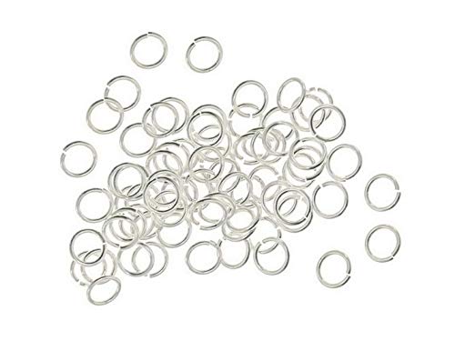 Bindering, Spaltring, Öse, Biegering ca.1,5x11mm, versilbert, 20Stück Bindering, Spaltring, Öse, Biegering ca.1,5x11mm, versilbert, 20Stück von Creative-Beads