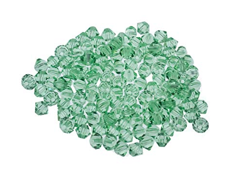 Creative-Beads Crystalperle konisch, 4mm peridot 100 Stck von Creative-Beads
