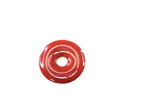 Creative-Beads Edelstein Donut 30mm Goldstone, zum selber machen von Schmuck, Deko und basteln von Creative-Beads