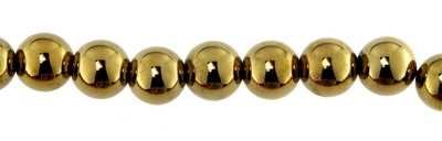 Creative-Beads Perlen Magnetperle extra stark 8mm 8 Stck gold, zum selber machen von Schmuck, Deko und basteln von Creative-Beads