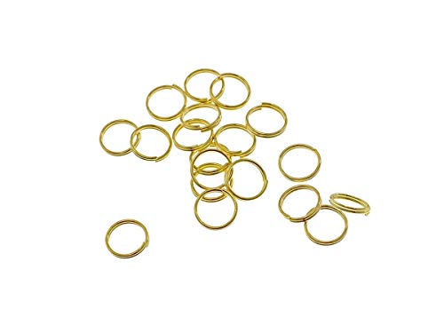 Spaltring, Schlüsselring, 9mm 8 Stck vergoldet für Schmuck, DIY, basteln selbermachen Spaltring, Schlüsselring, 9mm 8 Stck vergoldet für Schmuck, DIY, basteln selbermachen von Creative-Beads