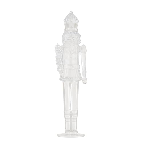 Creative Co-Op Acryl-Nussknacker-Dekor, transparent von Creative Co-op