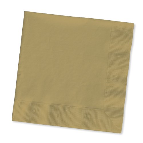 Creative Converting 253276 Paper Beverage Napkins Servietten, Papier, Glitzerndes Gold von Creative Converting