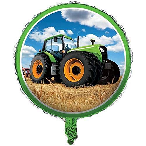 Creative Converting 318057 Farm-Traktor-Ballon, metallisch, 45,7 cm, 1 Karat, mehrfarbig von Creative Converting