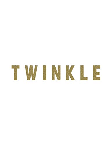 Creative Converting 322266 Festive Twinkle Banner Fahne, Papier, Gold von Creative Converting