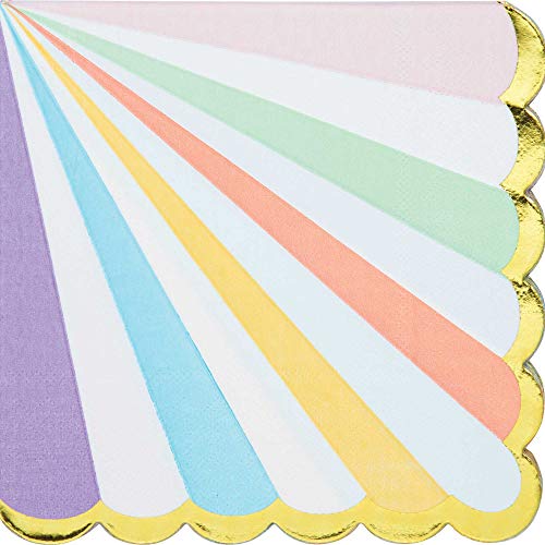 Creative Converting 346320 Servietten, Pastellfarben, 6.5" von Creative Converting