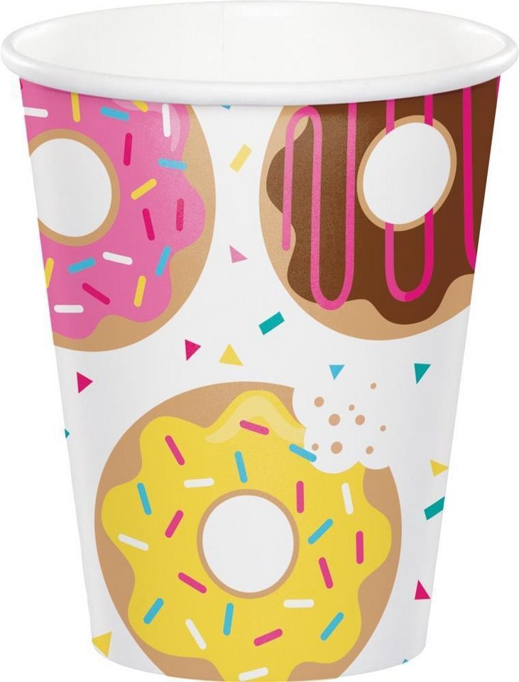 Creative Converting Becher Pappbecher Donut-Party Creative Converting Becher Pappbecher Donut-Party von Creative Converting