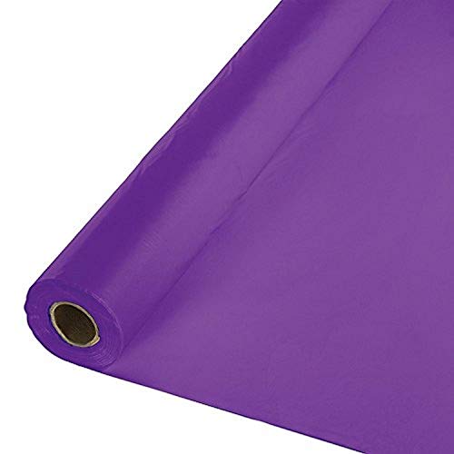 Creative Converting Festive Amethyst Plastic Table Cover Banquet Roll Tablecover, 40" X 100' von Creative Converting