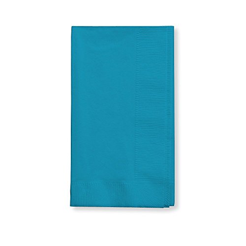 Creative Converting Getränke-Servietten, 3-lagig, 50 Stück, Bermuda-Blau Dinner-Serviette 25 Count türkis von Creative Converting