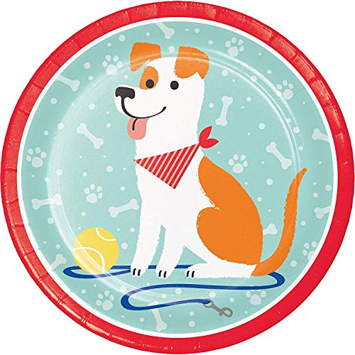 Creative Converting Hunde-Party-Teller, 22,2 cm, mehrfarbig von Creative Converting