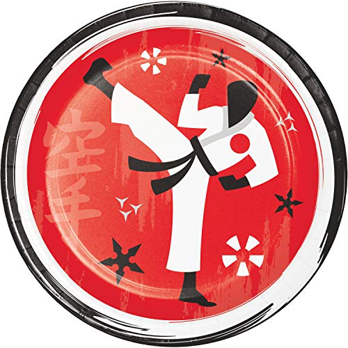 Creative Converting Karate Party Dessertteller, 8 Stück von Creative Converting