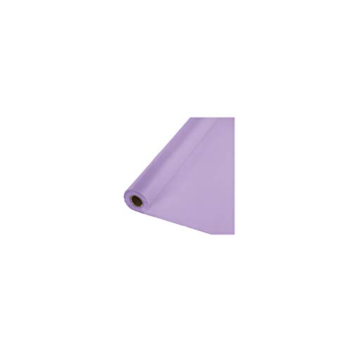 Creative Converting Kunststoff-Tischdecke, 30 m, üppiger Lavendel (Einzelhandelsverpackung kann variieren), Einheitsgröße, 13013 von Creative Converting