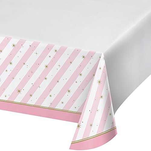 Creative Converting Kunststoff-Tischdecke mit Randaufdruck, Twinkle Toes von Creative Converting