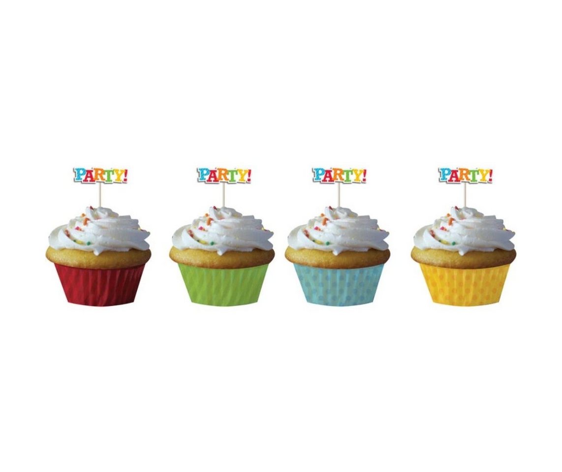 Creative Converting Muffinform Muffinförmchen Punkte und Streifen 24 tlg. inkl. 12 Picker, (Sparset für 12 Muffins), 12 Munffinförmchen mit 12 Pickern Creative Converting Muffinform Muffinförmchen Punkte und Streifen 24 tlg. inkl. 12 Picker, (Sparset für 12 Muffins), 12 Munffinförmchen mit 12 Pickern von Creative Converting